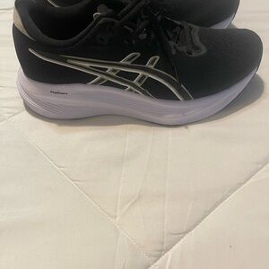 ASICS Black and White Athletic Sneakers